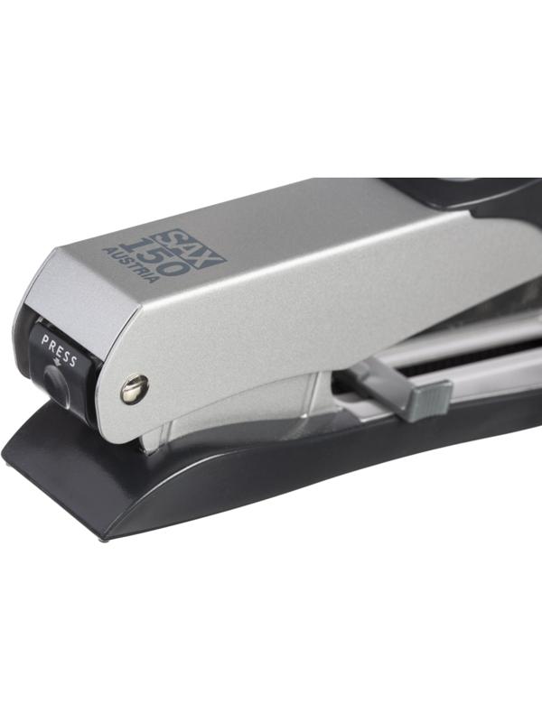 Степлер SAX A 150 (24/6,24/8,26/6,26/8) 45 листов, металл, черно-серый