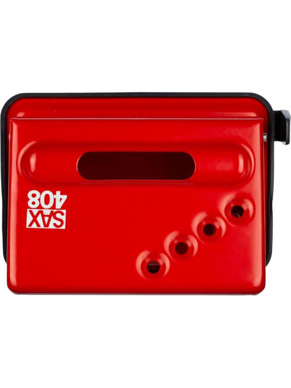 Дырокол SAX 408 30 листов, с линейкой, красный