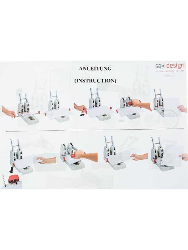 Дырокол мощный SAX DESIGN 908, 150 листов