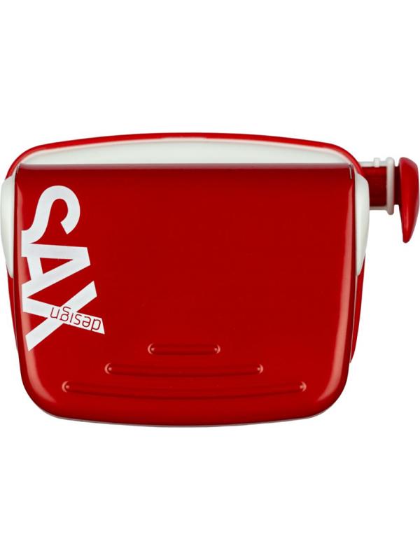 Дырокол SAX DESIGN 318, 20 листов, с линейкой, красный