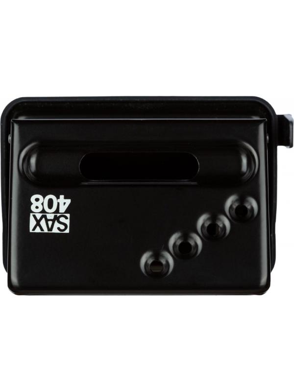 Дырокол SAX 408 30 листов, с линейкой, черный