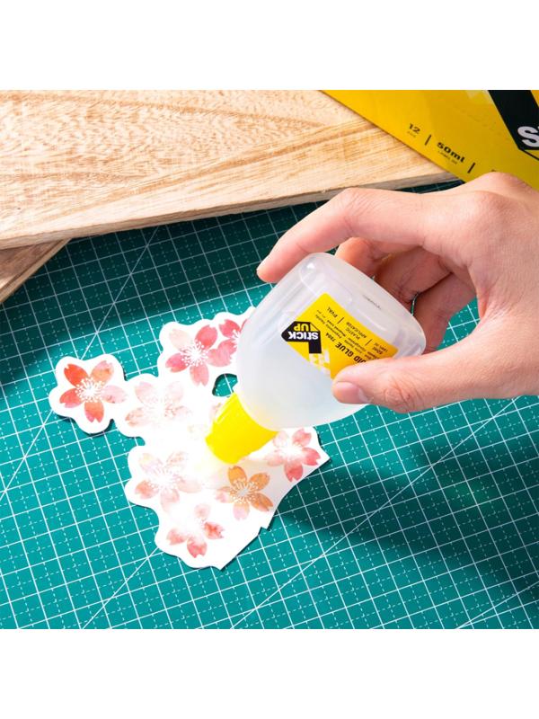 Клей канцелярский жидкий Deli 50мл прозрачный E7304