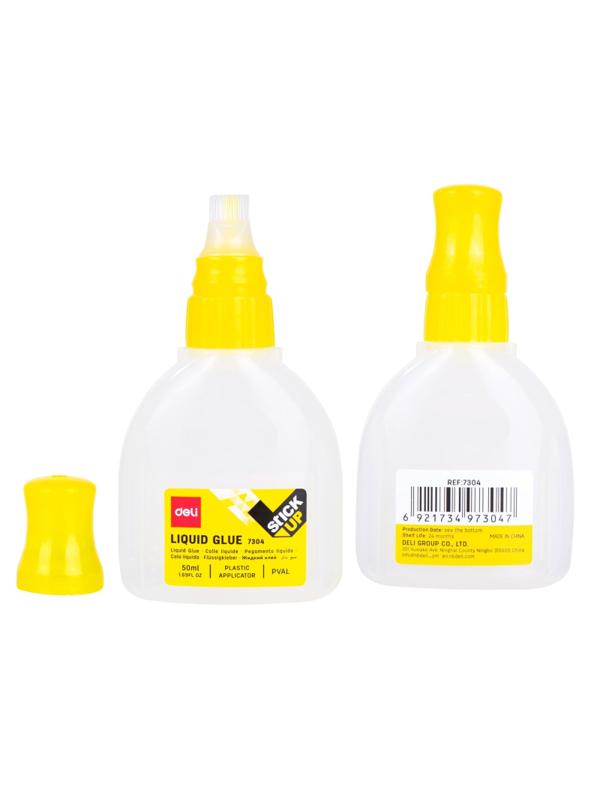 Клей канцелярский жидкий Deli 50мл прозрачный E7304