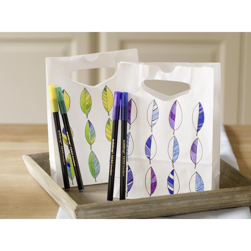 Ручка -кисть для бумаги Edding 1340/1, черный