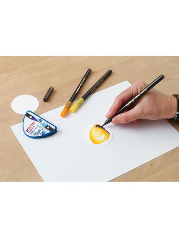 Ручка -кисть для бумаги Edding 1340/1, черный