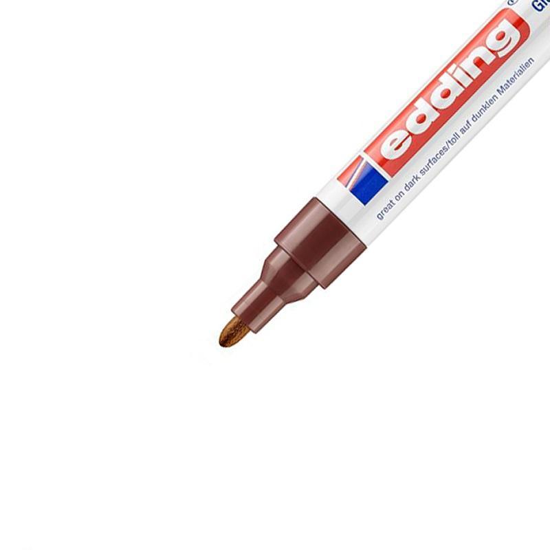 Маркер лаковый глянцевый edding 750/7 CR коричневый