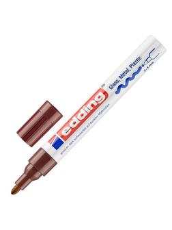 Маркер лаковый глянцевый edding 750/7 CR коричневый