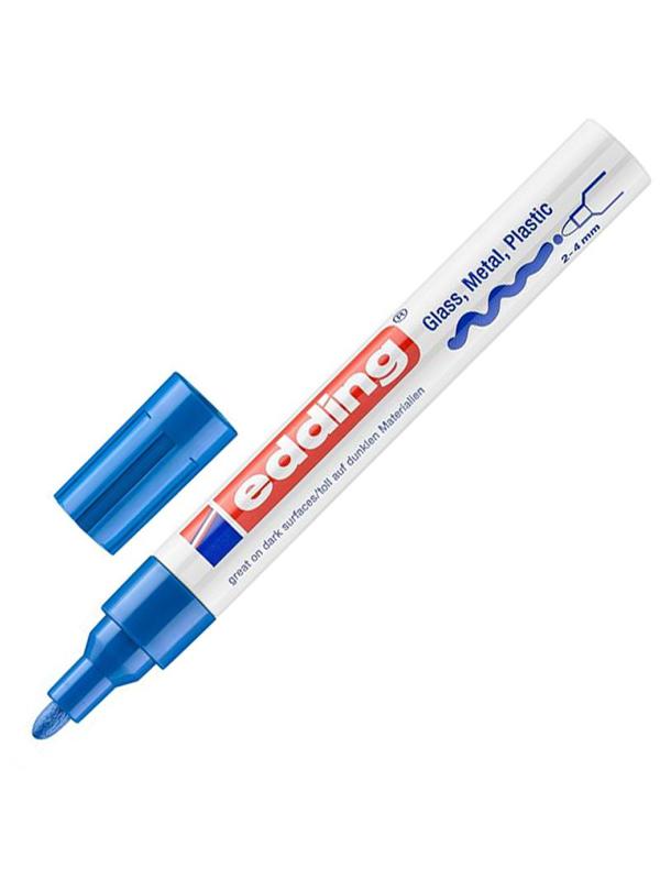 Маркер лаковый глянцевый edding 750/3 CR синий