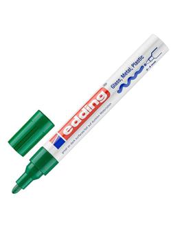Маркер лаковый глянцевый edding 750/4 CR зеленый