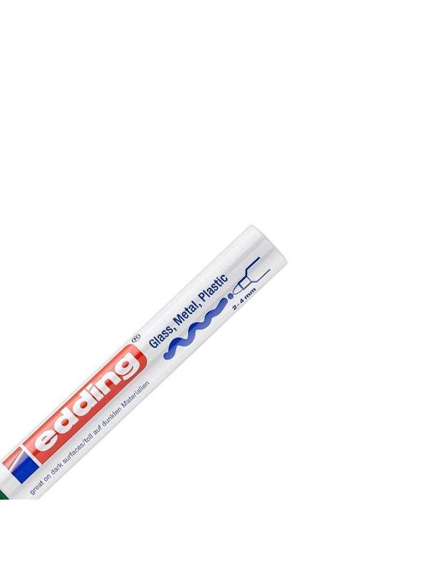 Маркер лаковый глянцевый edding 750/4 CR зеленый