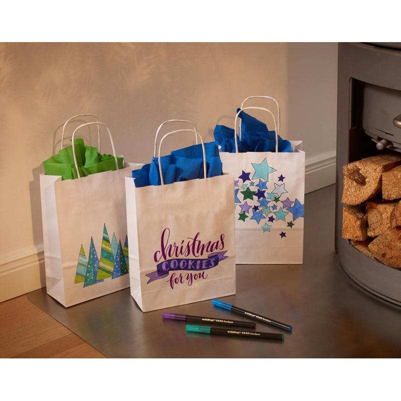 Ручка -кисть для бумаги Edding 1340/11, салатовый