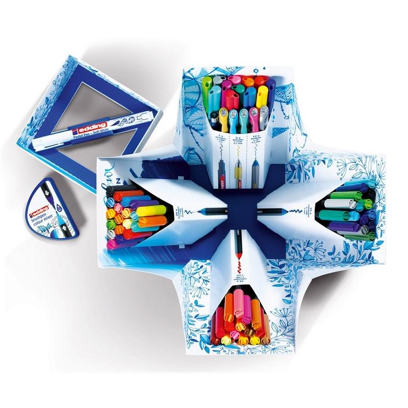 Набор маркеров д/твор-ва edding Colour Happy Big, 70 пред.карт.коробка