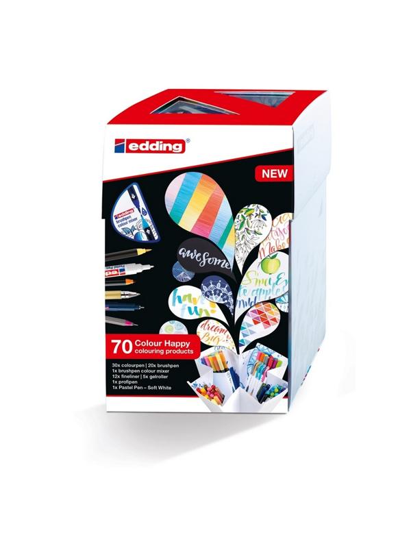 Набор маркеров д/твор-ва edding Colour Happy Big, 70 пред.карт.коробка