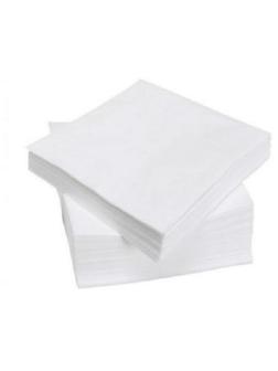 Салфетка (коврик), 40x40, смс, белый, 100 шт/уп