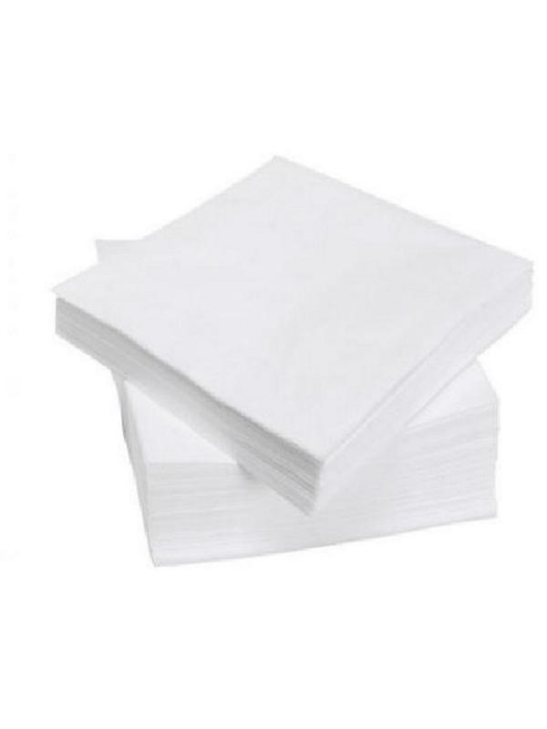 Салфетка (коврик), 40x40, смс, белый, 100 шт/уп