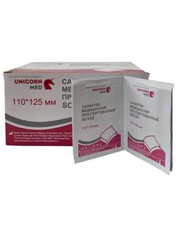 Салфетка спиртовая, антисептическая, этил. сп. 110х125мм SOYUZ 100шт/уп