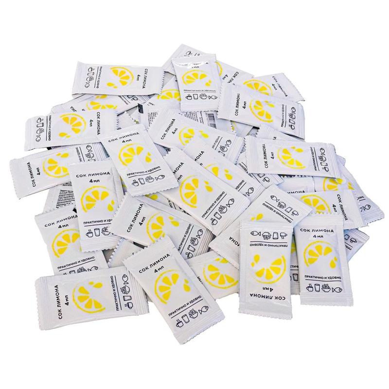 Приправа Лимонный сок порционный Фабрикант, 100пакx4мл