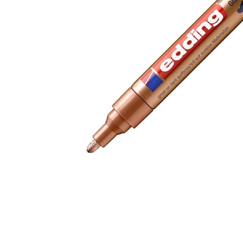 Маркер лаковый глянцевый edding 750/55 CR медный