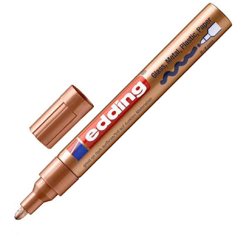 Маркер лаковый глянцевый edding 750/55 CR медный