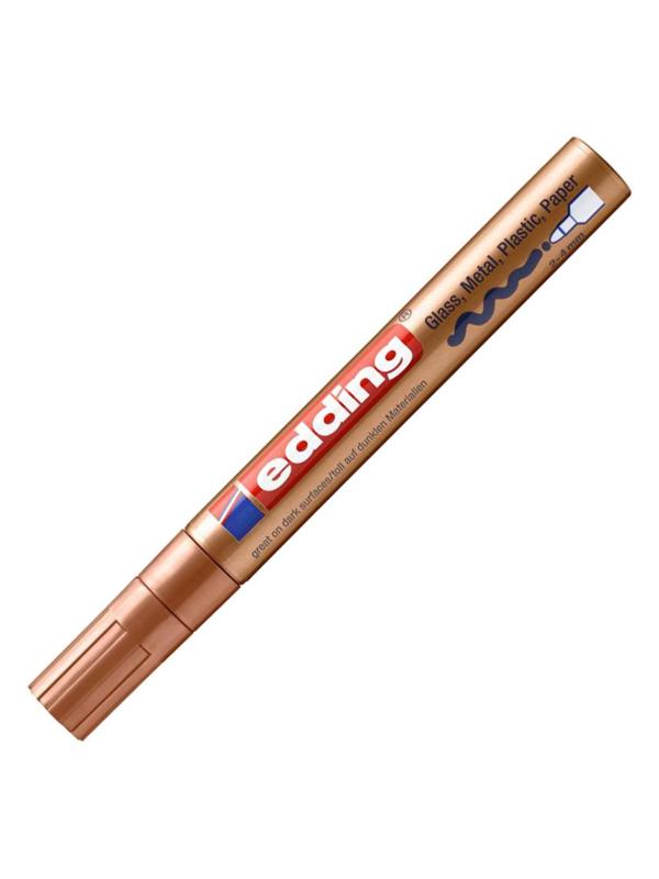 Маркер лаковый глянцевый edding 750/55 CR медный