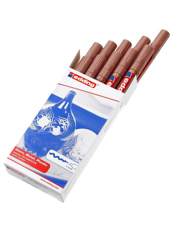 Маркер лаковый глянцевый edding 750/55 CR медный