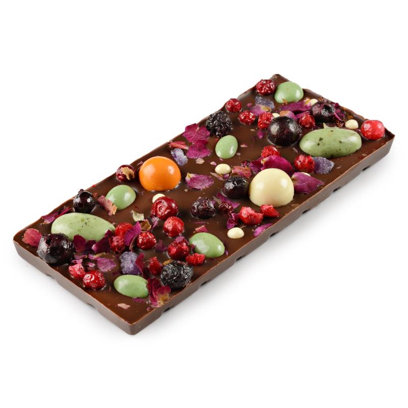 Шоколад темный с украшением ДРАГОЦЕННОСТИ в блистере, 100 г