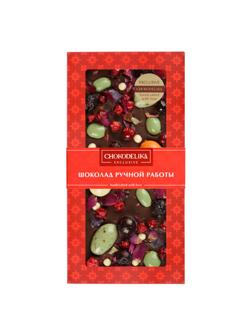 Шоколад темный с украшением ДРАГОЦЕННОСТИ в блистере, 100 г