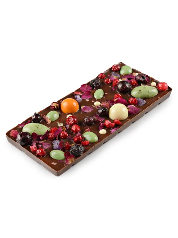 Шоколад темный с украшением ДРАГОЦЕННОСТИ в блистере, 100 г