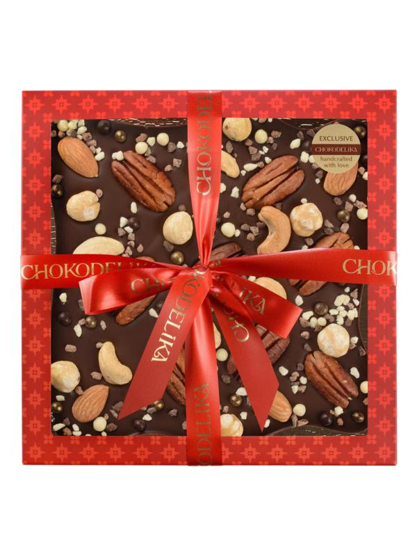 Набор подарочный Шоколад горький с украшениемКосмический сюрприз180 г