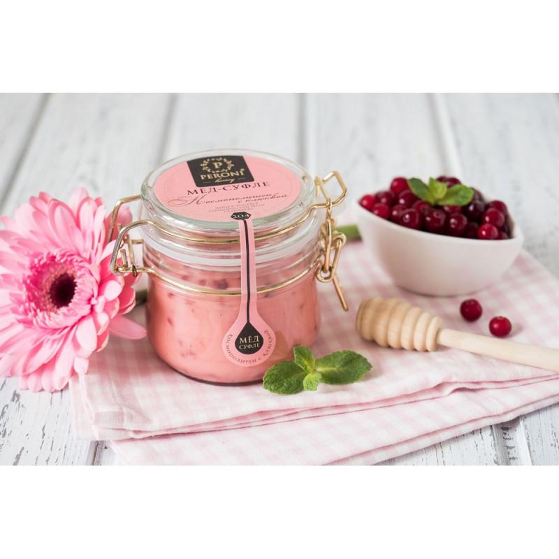 Мед-суфле Peroni-honey 250г №204 коктейль Космополитен с клюквой