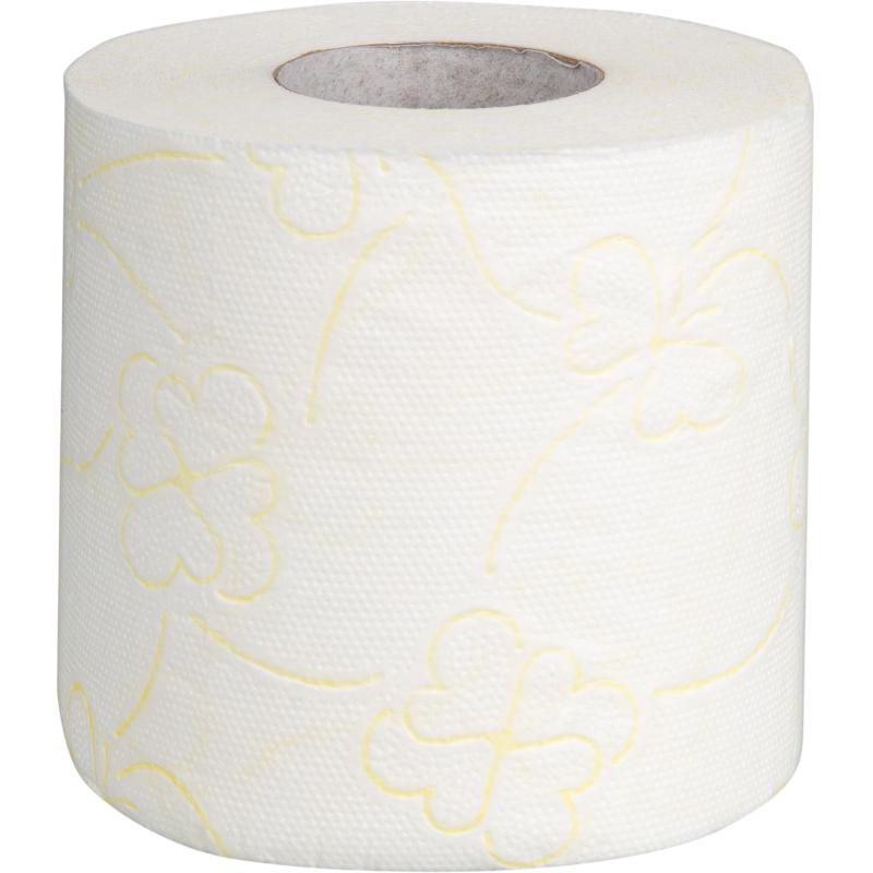 Бумага туалетная Luscan Comfort 2сл бел с жел тисн ромаш 100%цел 21,9м4р/уп