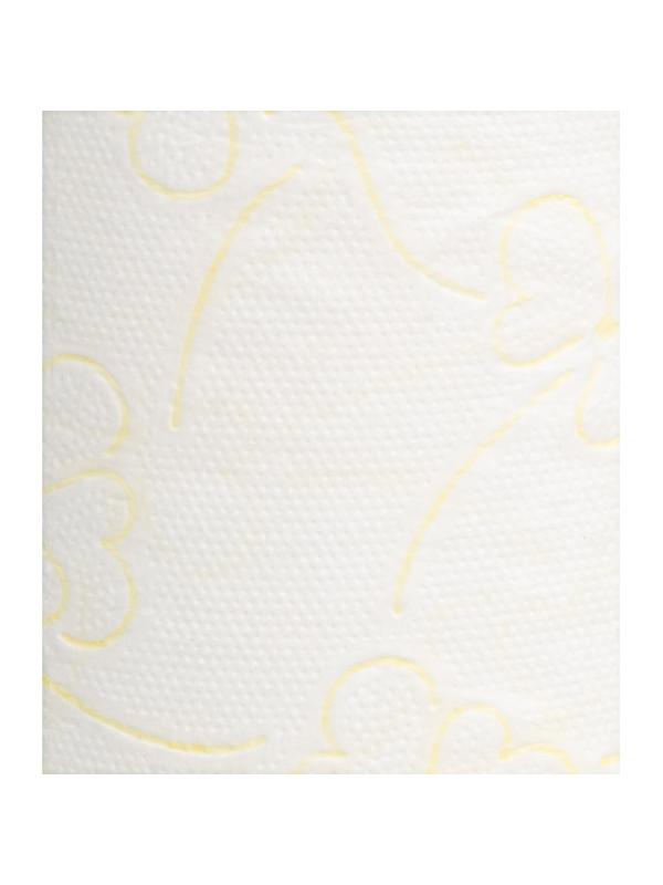 Бумага туалетная Luscan Comfort 2сл бел с жел тисн ромаш 100%цел 21,9м4р/уп