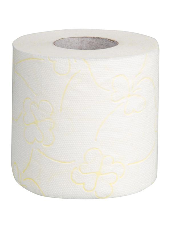 Бумага туалетная Luscan Comfort 2сл бел с жел тисн ромаш 100%цел 21,9м4р/уп