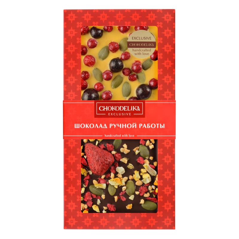 Набор подарочный Облепиха плюс клубника, 70 гр, в коробке