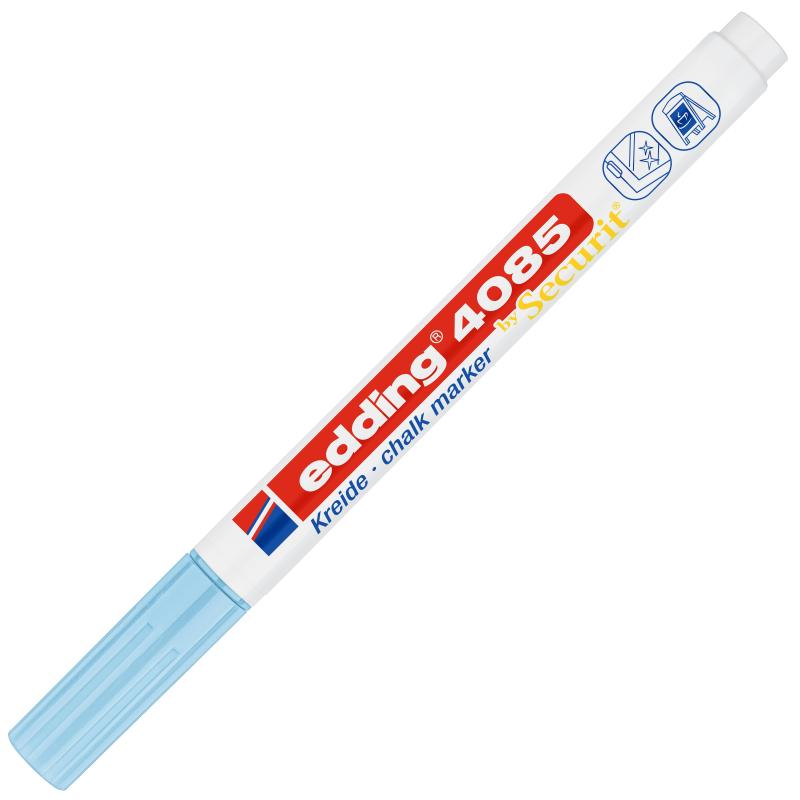 Маркер меловой edding 4085/139. 1-2 мм. Пастельный голубой