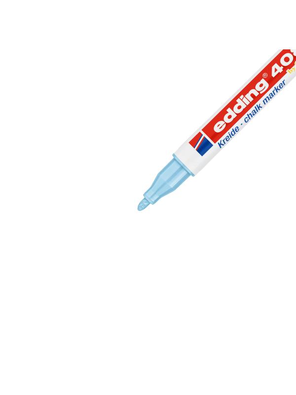 Маркер меловой edding 4085/139. 1-2 мм. Пастельный голубой