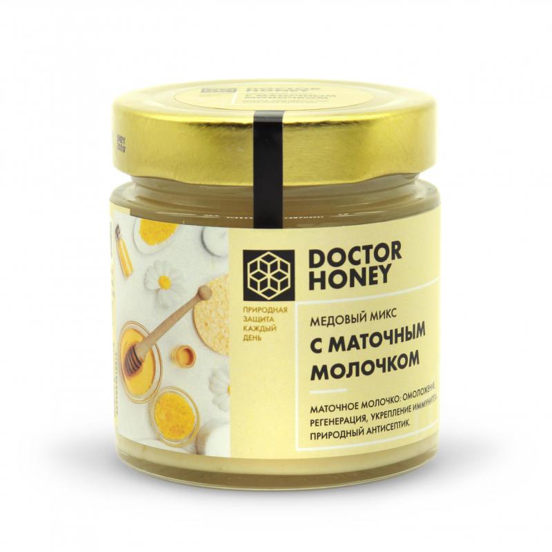 Мед микс Doctor Honey С  маточным молочком DH21