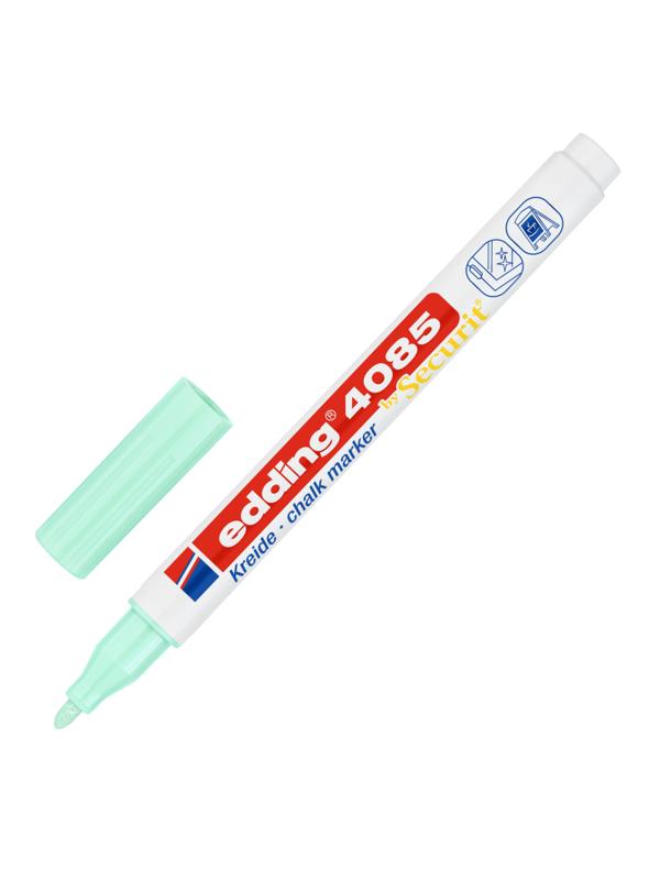 Маркер меловой edding 4085/137. 1-2 мм. Пастельный зеленый