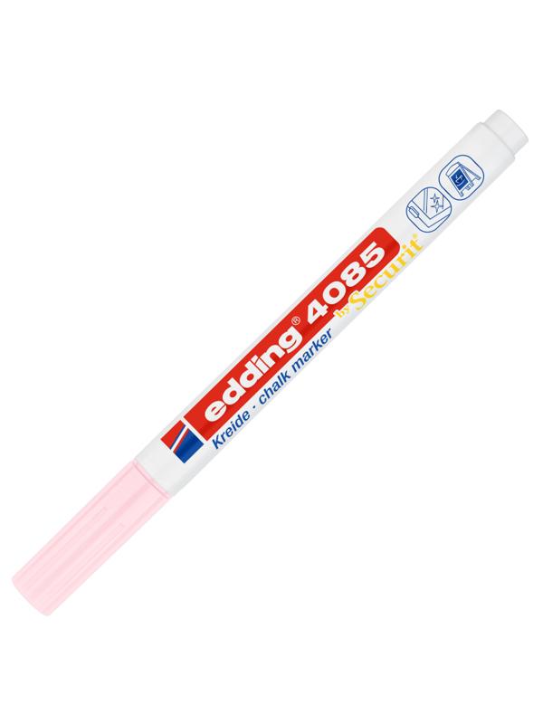 Маркер меловой edding 4085/138. 1-2 мм. Пастельный розовый