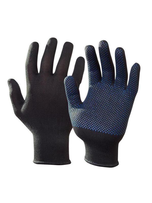 Перчатки нейлоновые 15 класс с ПВХ 10 пар/уп