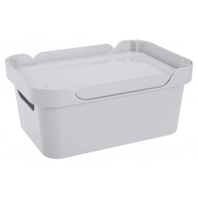 Контейнер для хранения 270х190х120 ММ, 4,6 Л светло