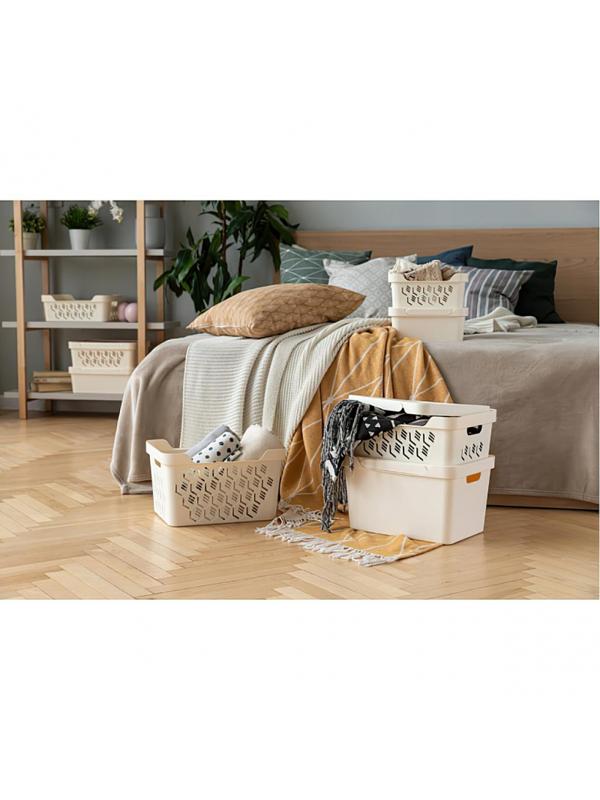 Контейнер для хранения 270х190х120 ММ, 4,6 Л светло