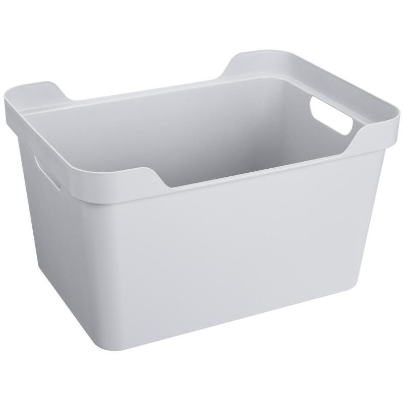 Контейнер для хранения 380х276х220 ММ, 18Л светло серый