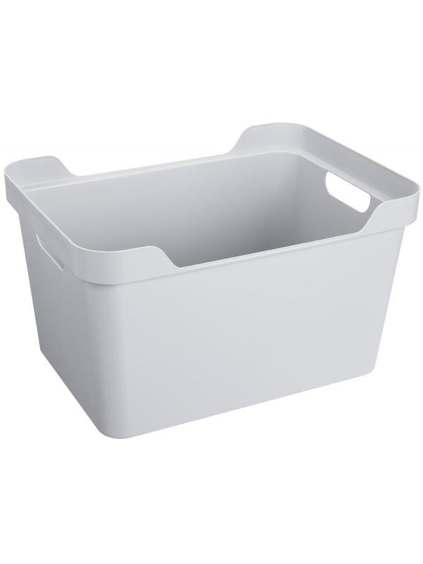 Контейнер для хранения 380х276х220 ММ, 18Л светло серый