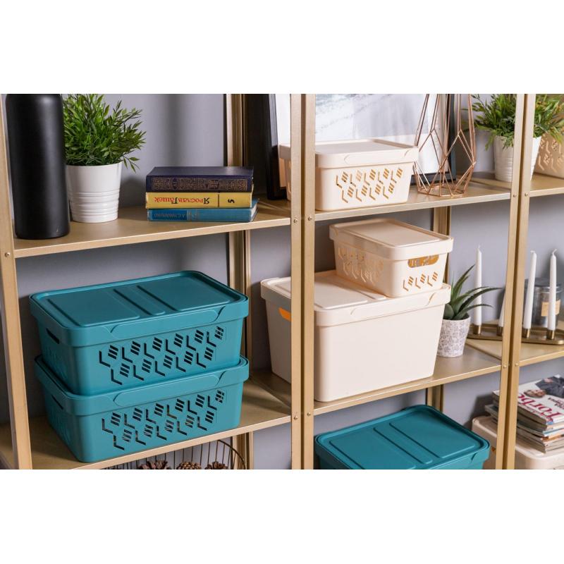 Контейнер для хранения 380х276х140 ММ, 12Л светло