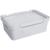 Контейнер для хранения 380х276х140 ММ, 12Л светло серый