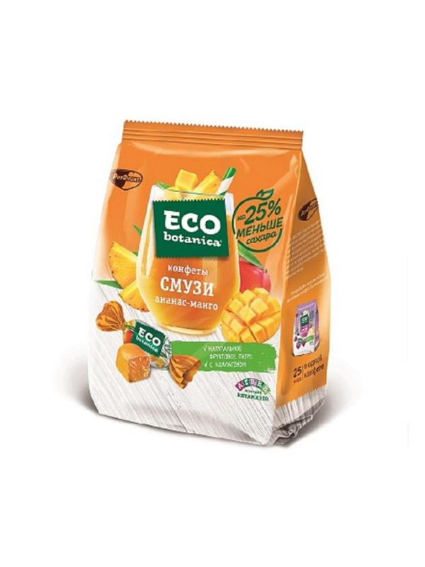 Мармелад конфеты Eco Botanica СМУЗИ Ананас Манго, 150г
