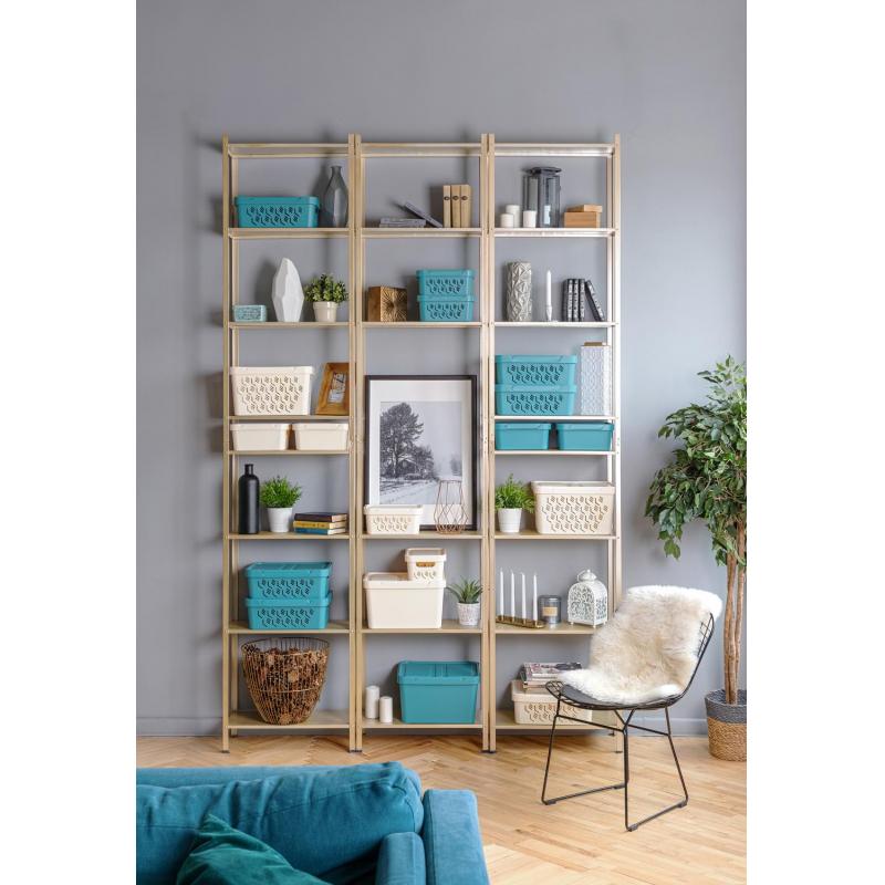 Контейнер для хранения 380х276х220 ММ, 18Л светло бежевый 