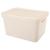 Контейнер для хранения 380х276х220 ММ, 18Л светло бежевый 