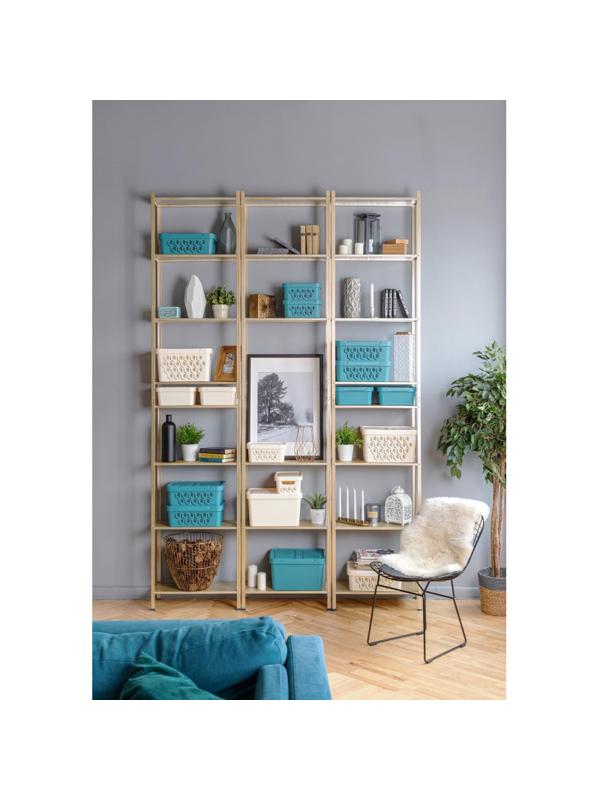 Контейнер для хранения 380х276х220 ММ, 18Л светло бежевый 